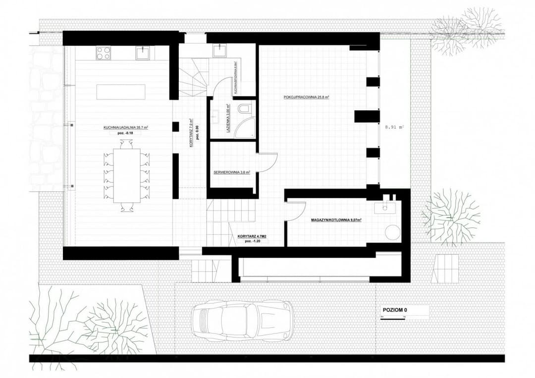 Wilanów Dom 330m2 Królewicza Jakuba