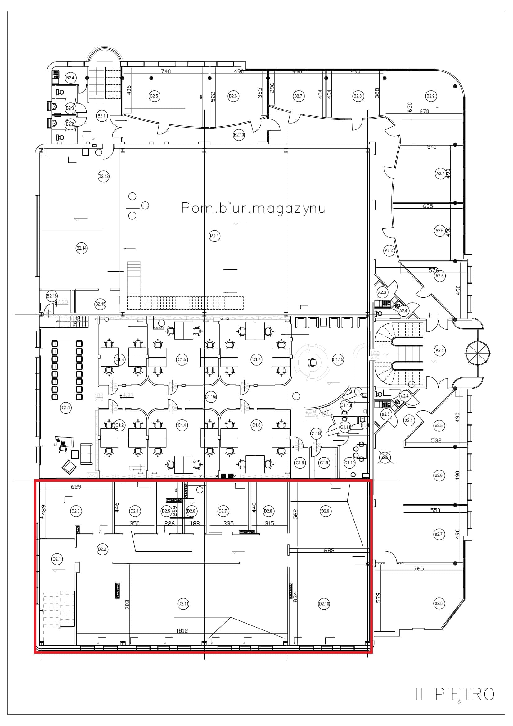 Office 356 m²