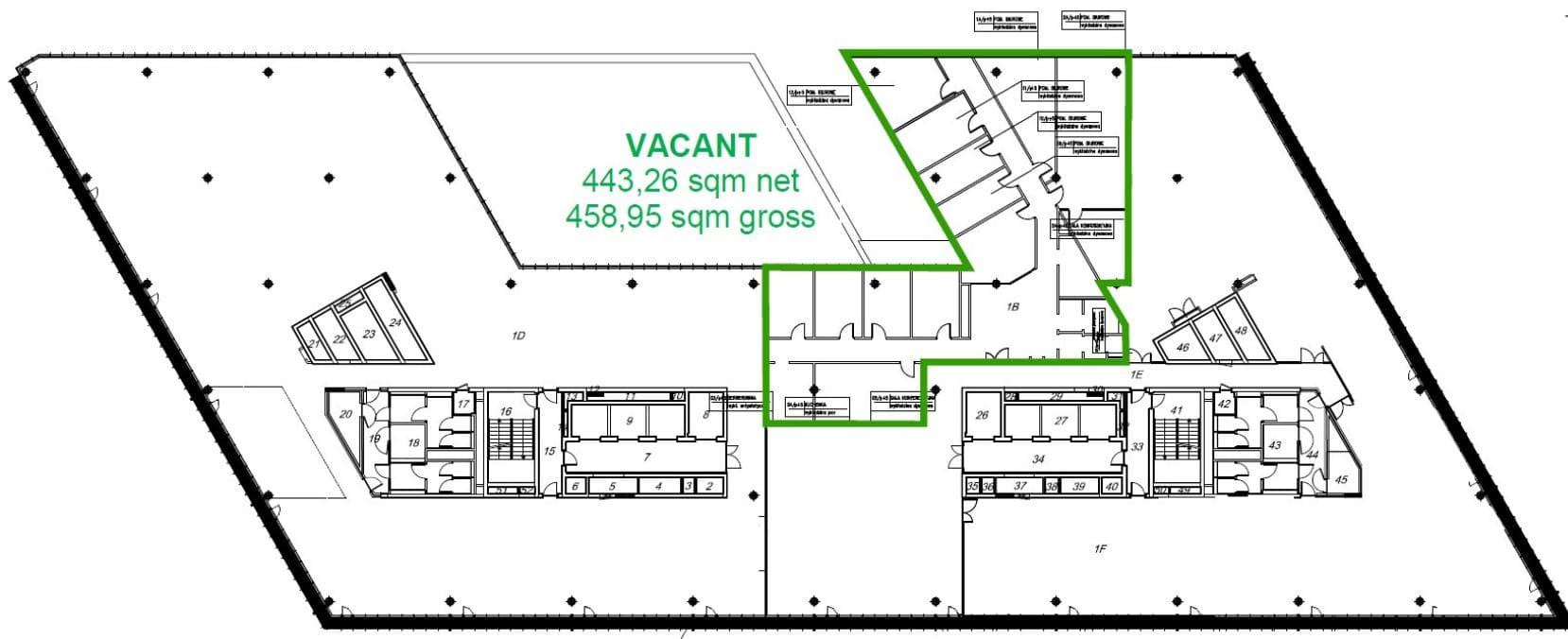 Office 443 m²