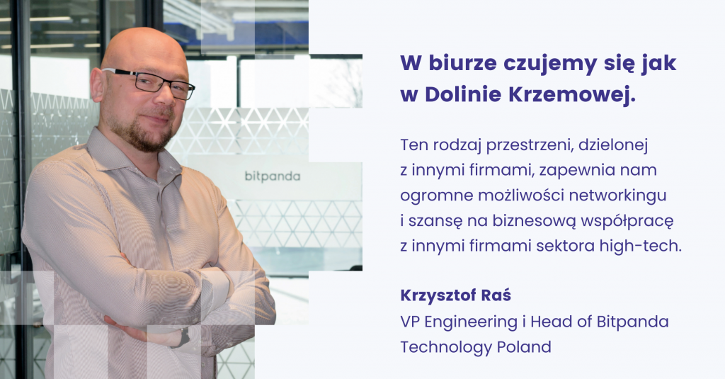 Krzysztof Raś z Bitpandy o nowym biurze firmy