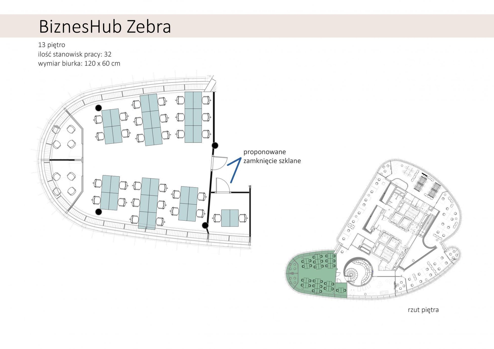 30 fős iroda itt: Zebra White beIN Offices powered by BiznesHub