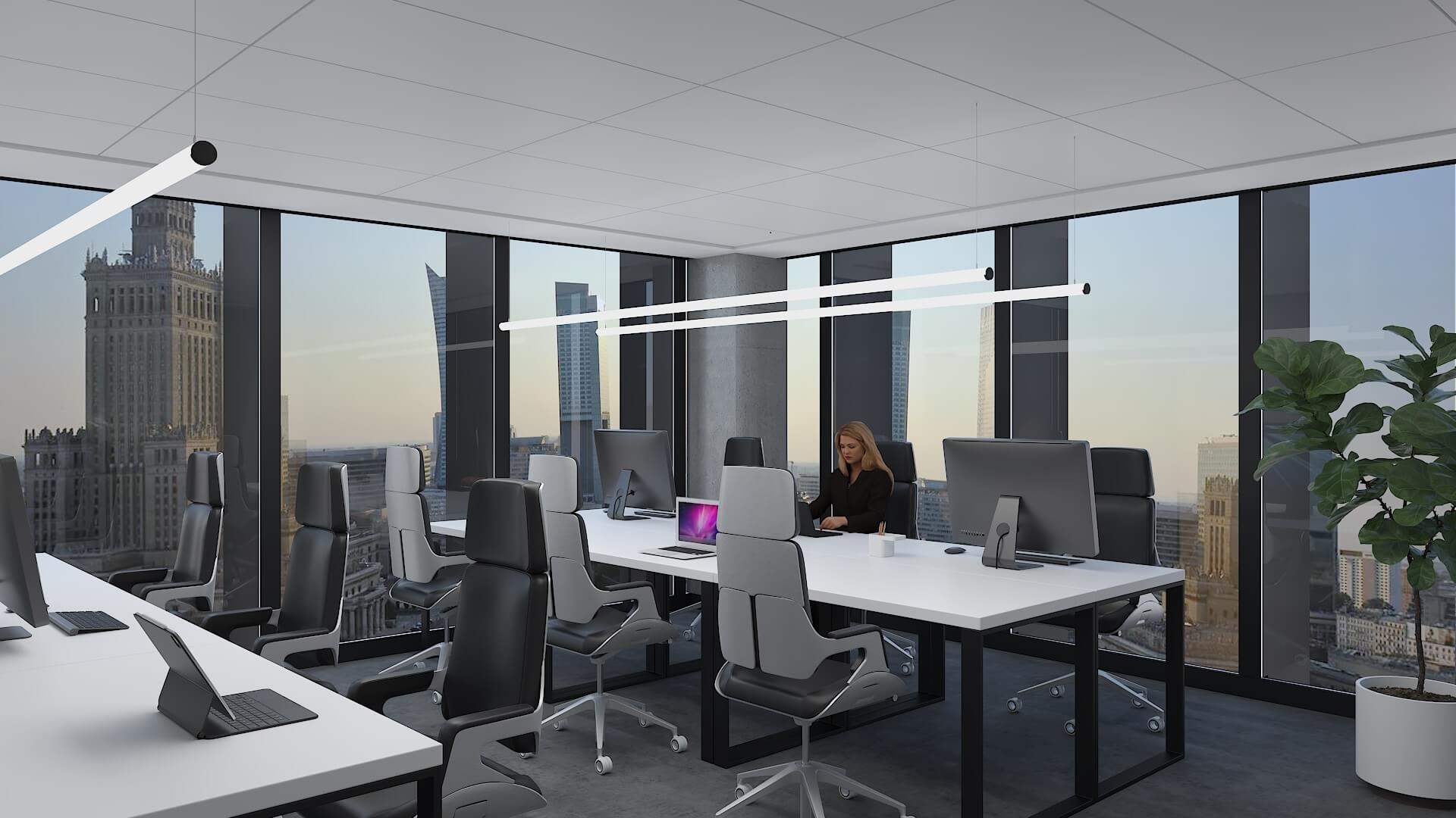 Office for 2 pers. in Central Point beIN Offices powered by BiznesHub  