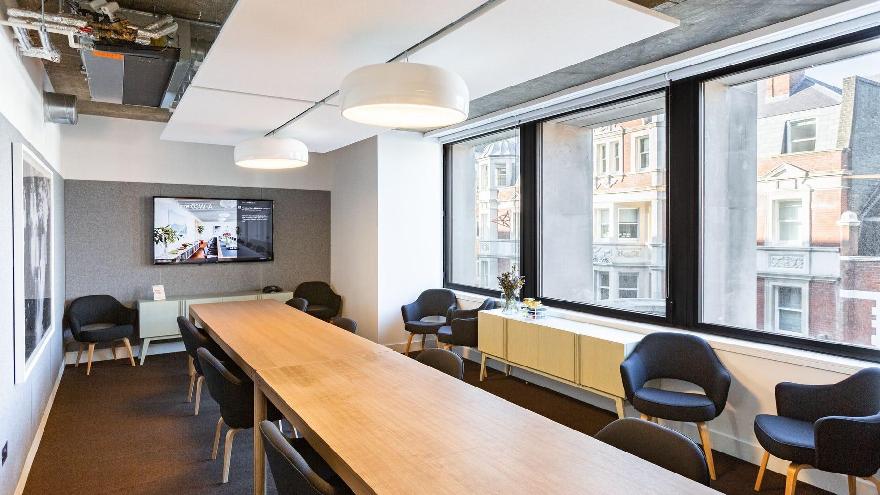 Interior of WeWork 22 Long Acre