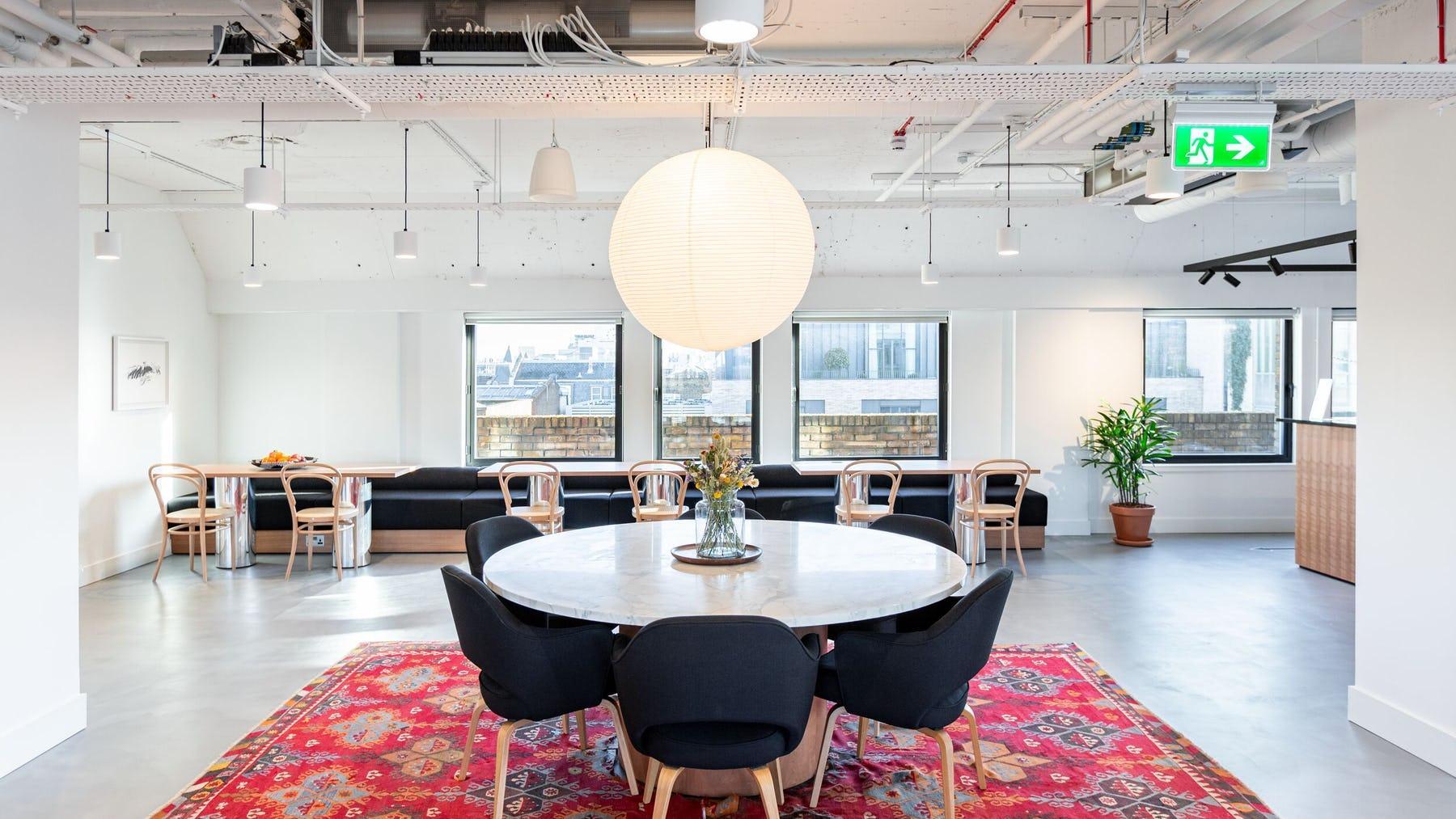 Interior of WeWork 22 Long Acre