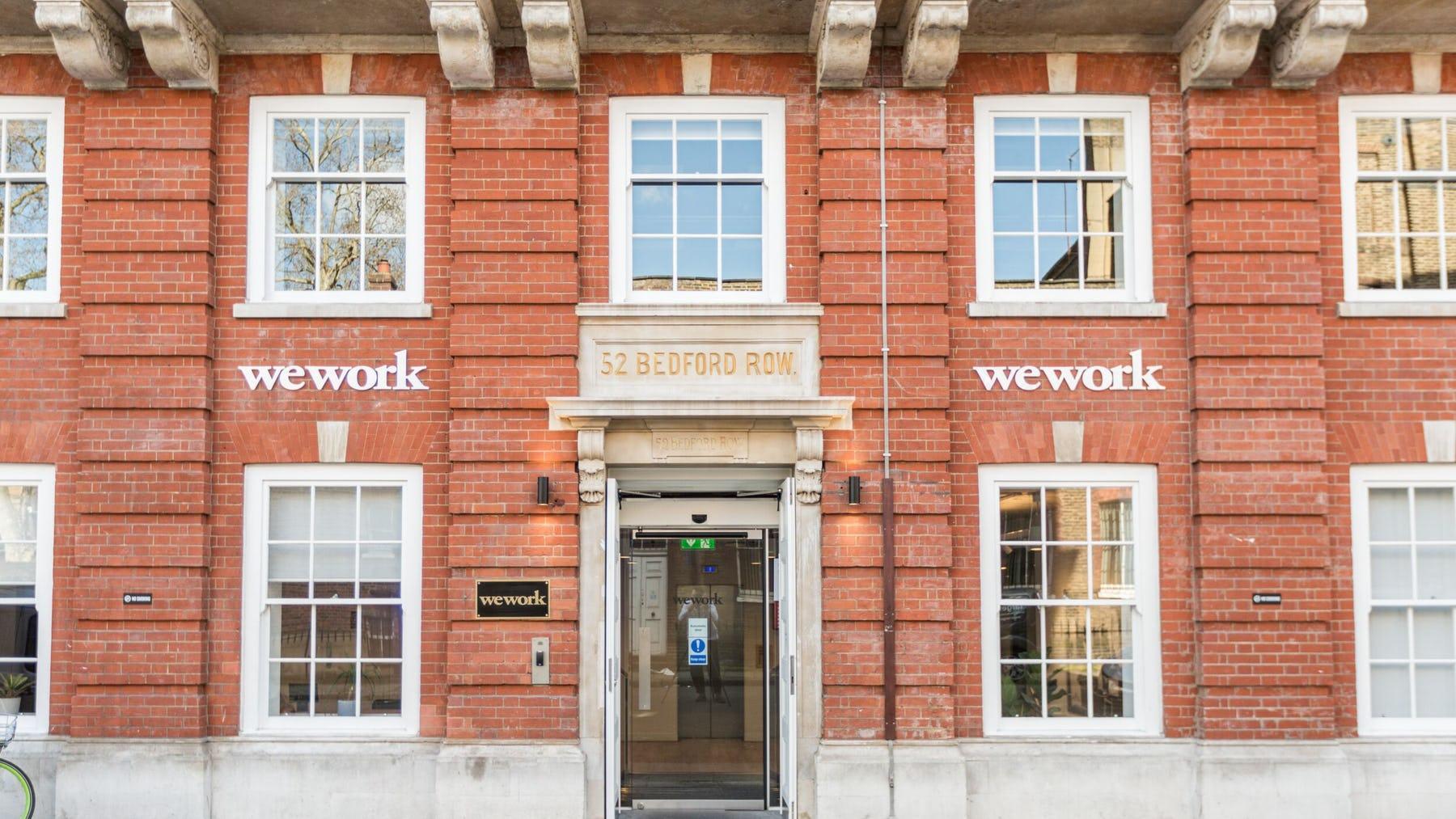 Exterior of WeWork 52 Bedford Row