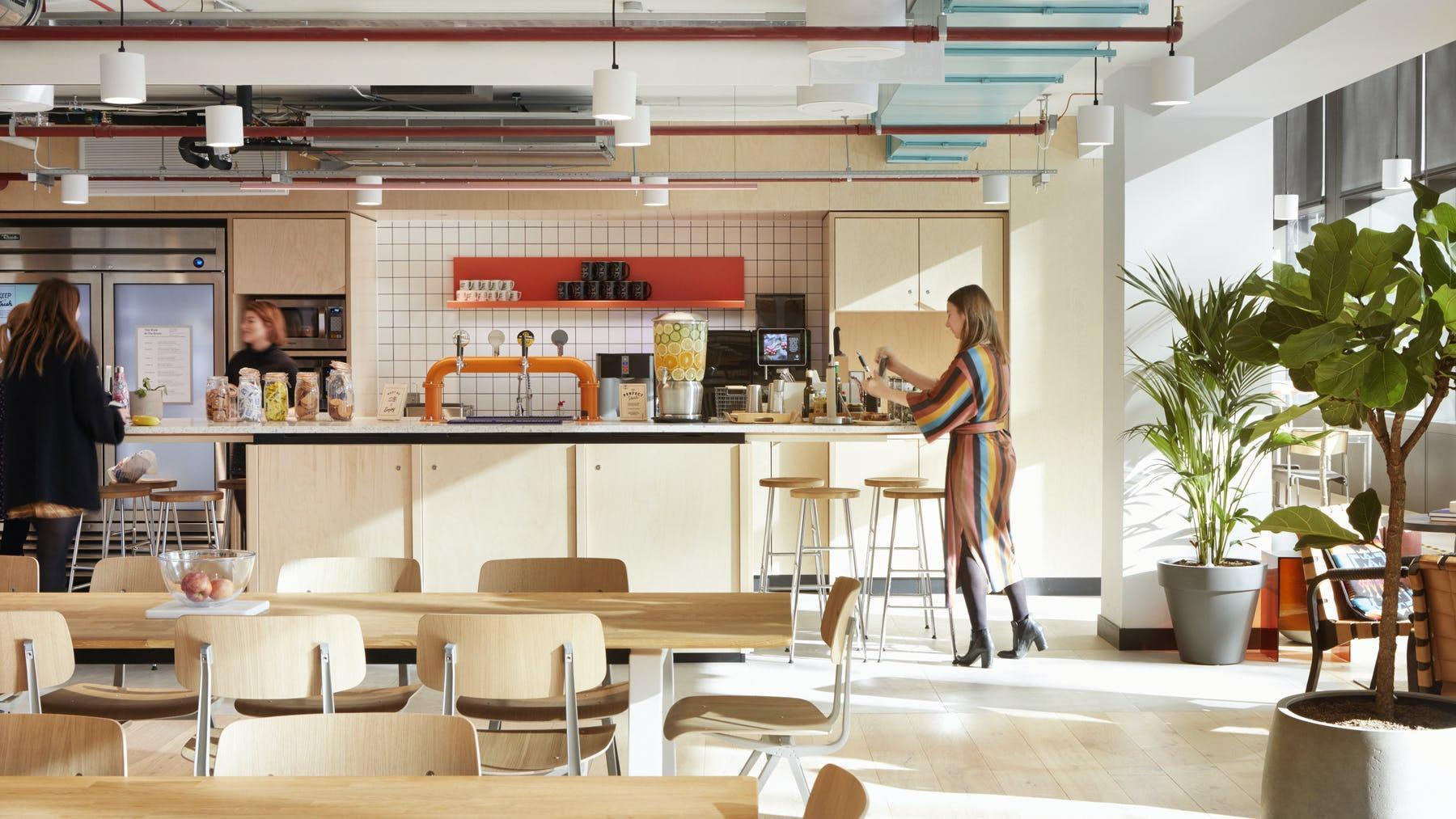 Interior of WeWork The Bower