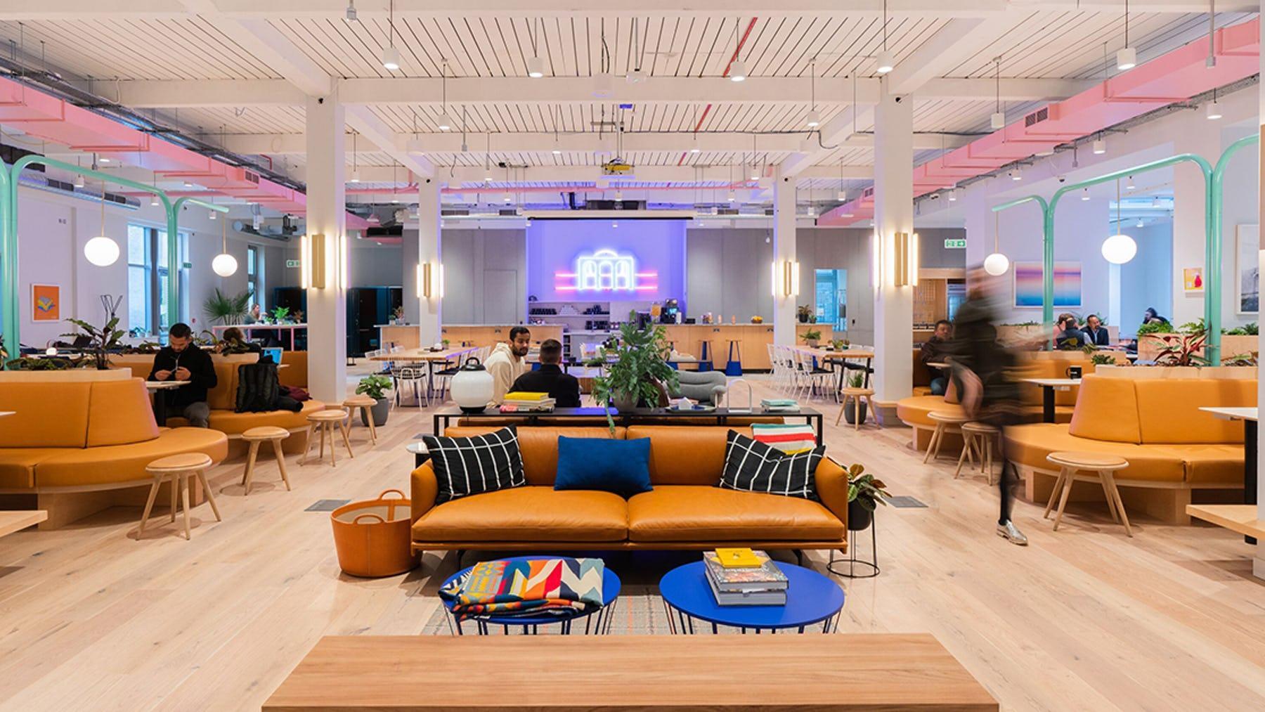 Interior of WeWork Aviation House