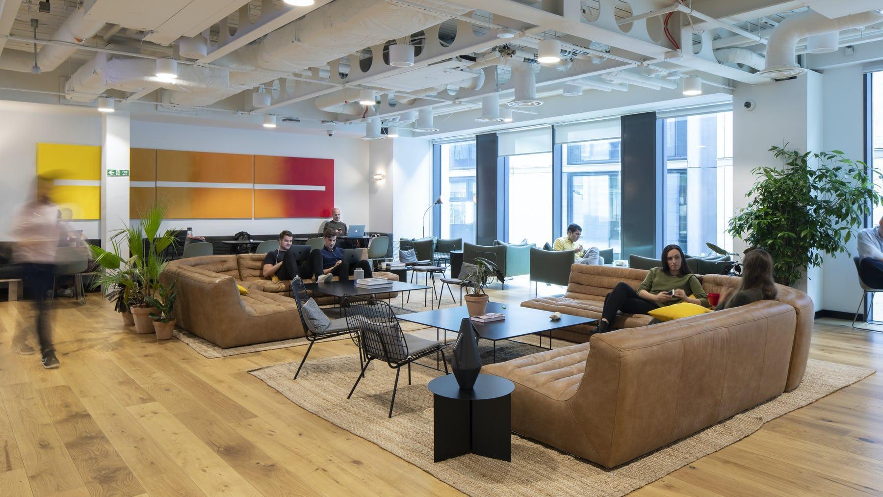 Interior of WeWork The Cursitor