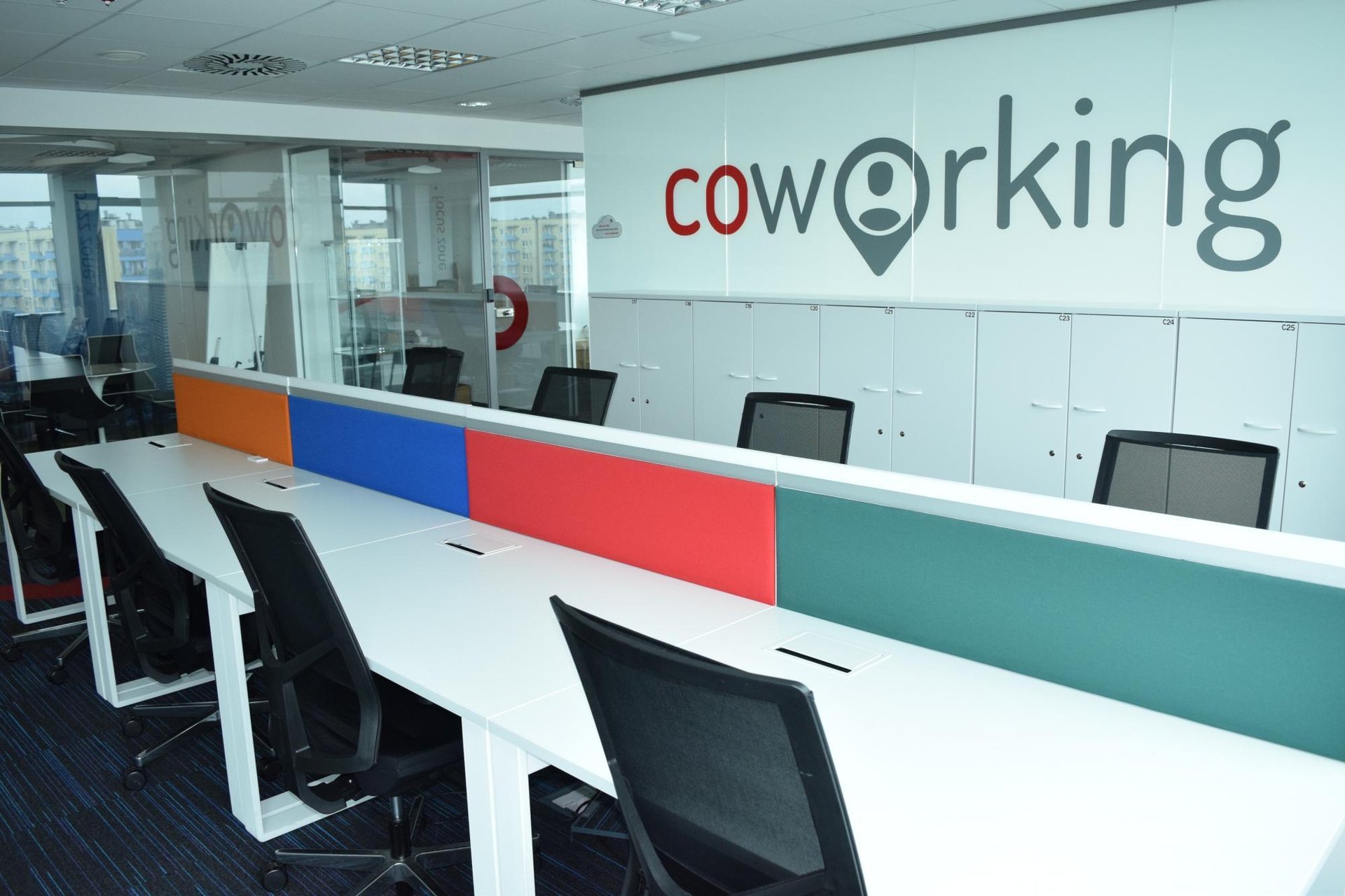 Wnętrza beIN Offices powered by BiznesHub Katowice