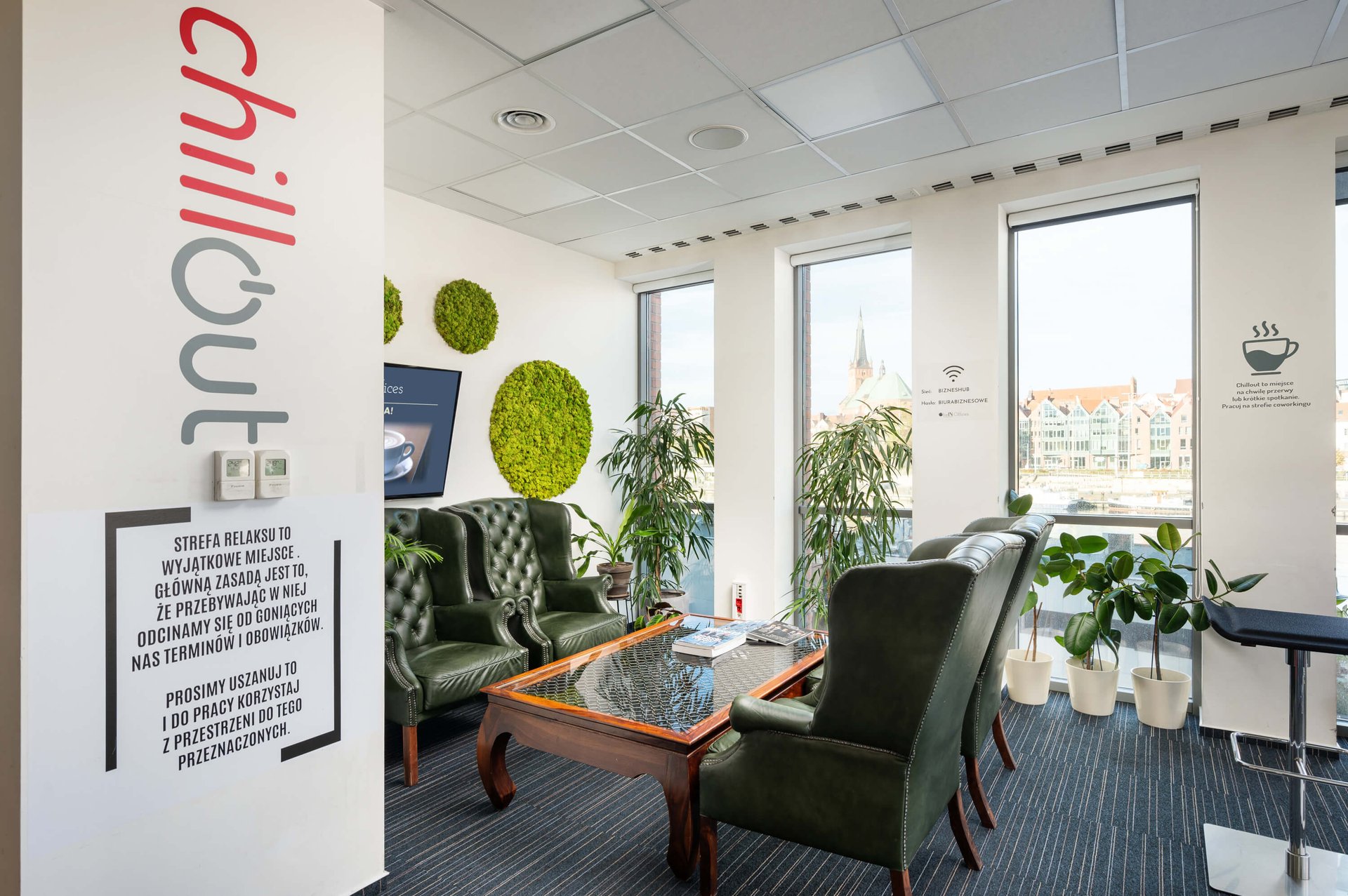 Wnętrza Lastadia Office beIN Offices powered by BiznesHub