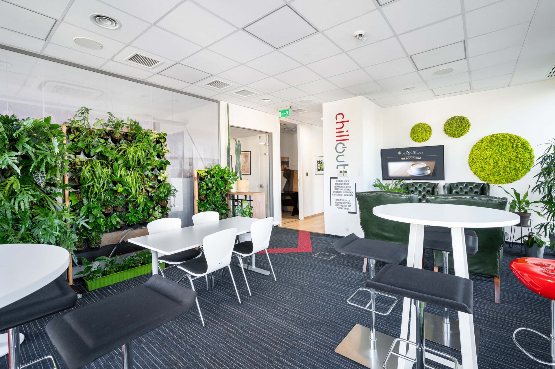 Wnętrza Lastadia Office beIN Offices powered by BiznesHub