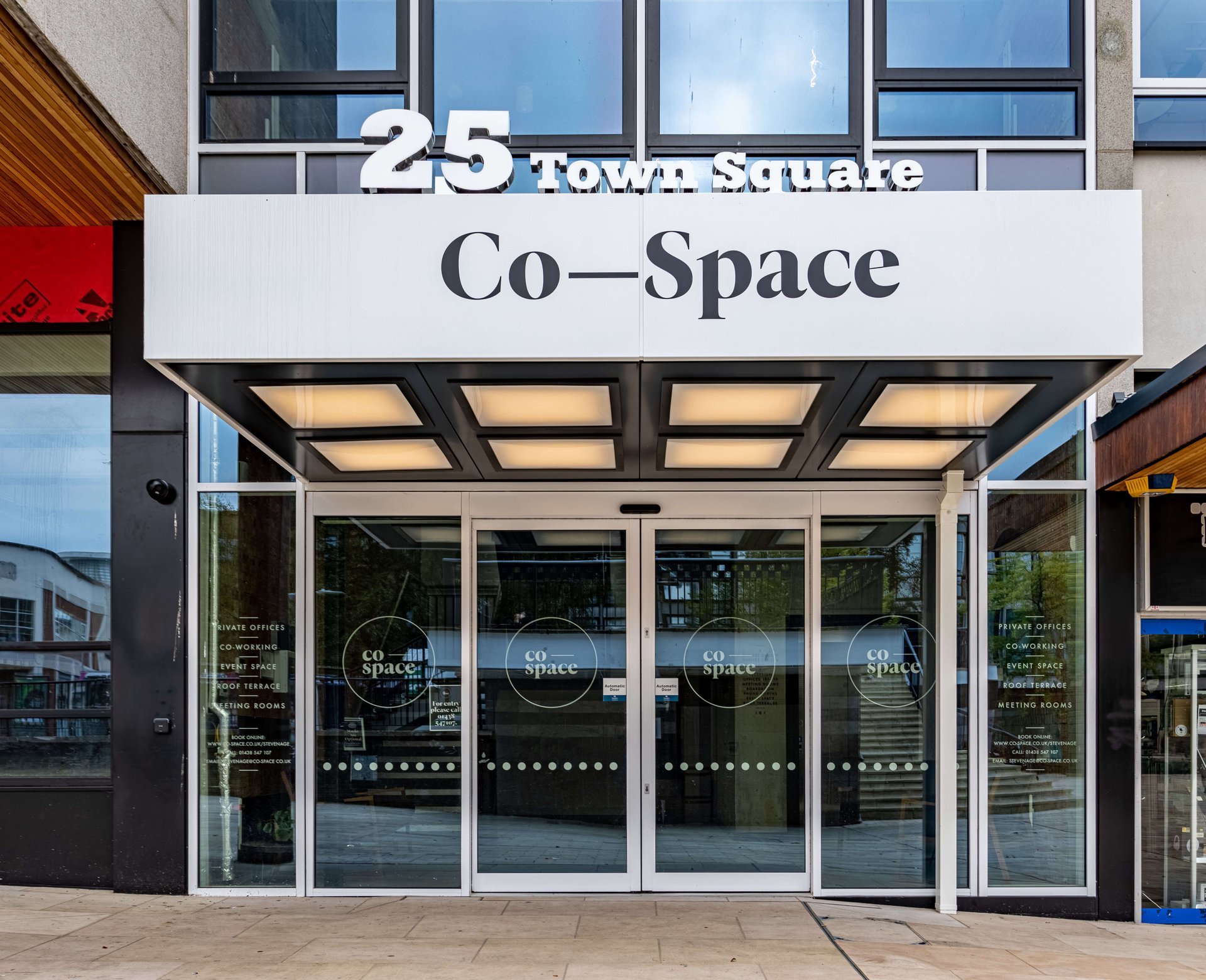 Exterior of Co-Space Stevenage