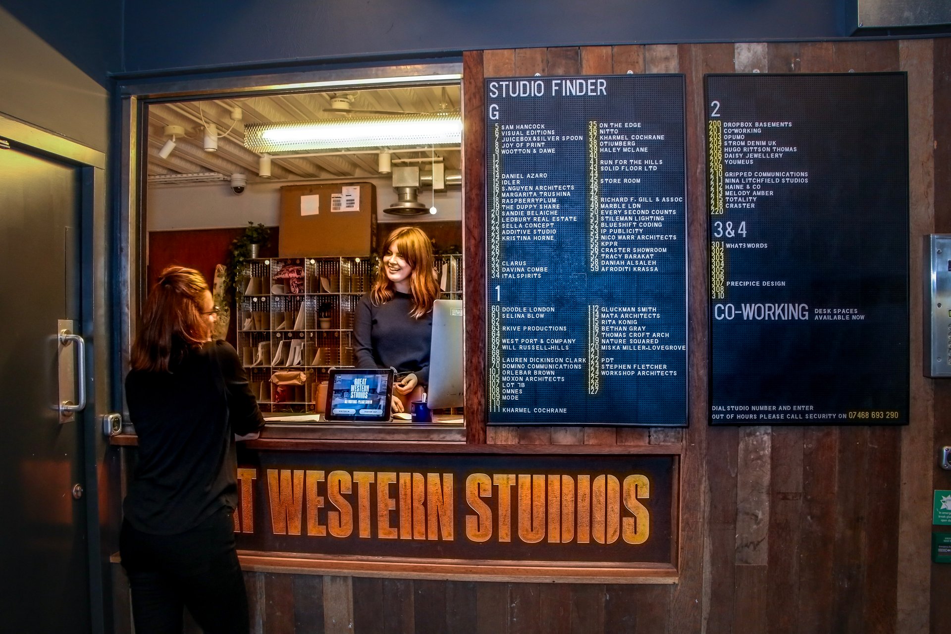 Interior of Great Western Studios