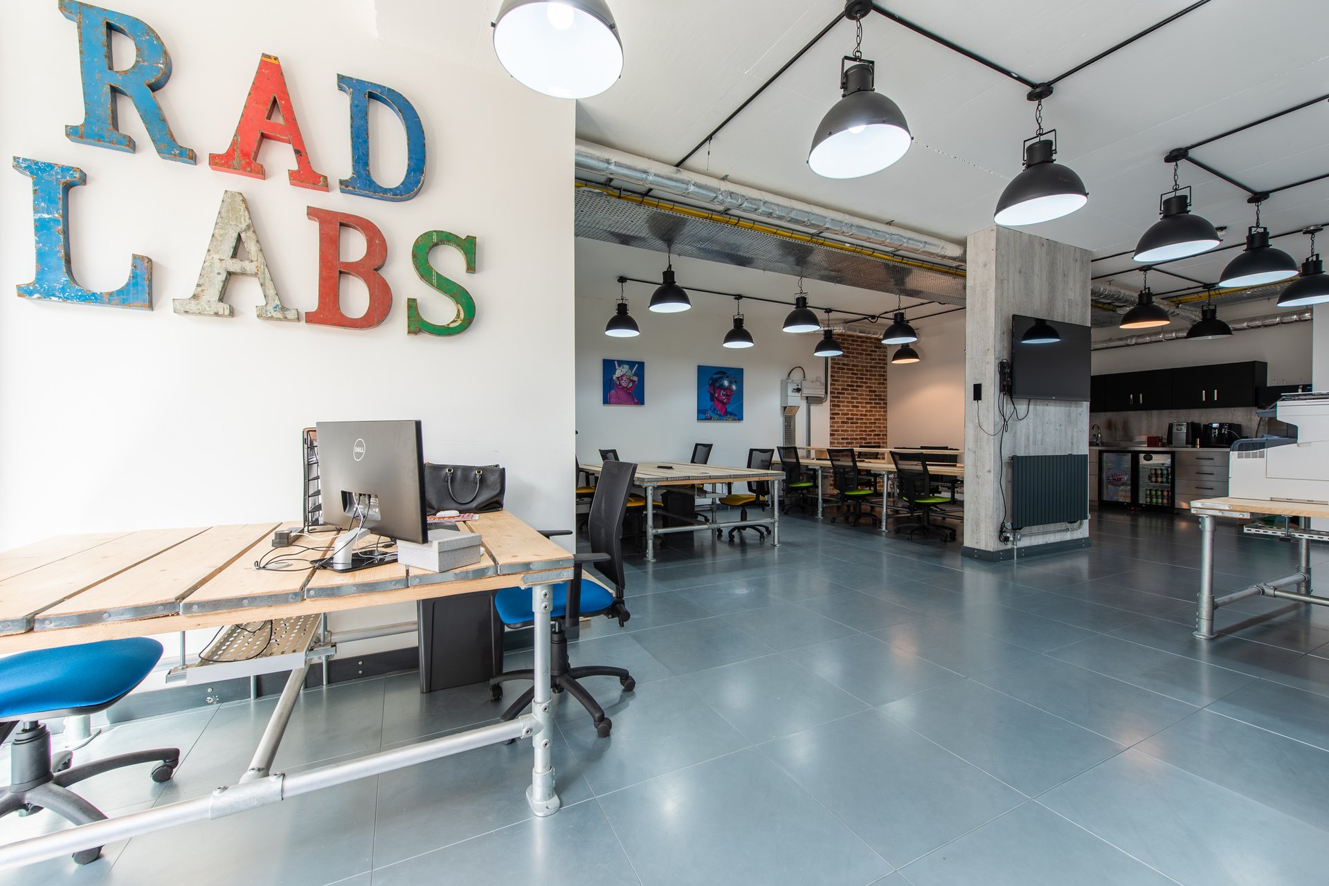 Interior of RAD Labs