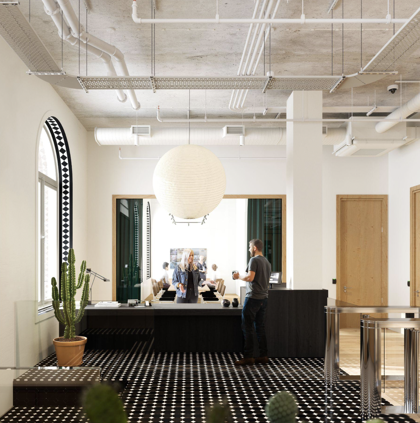Interior of WeWork - 17 St Helen's Place