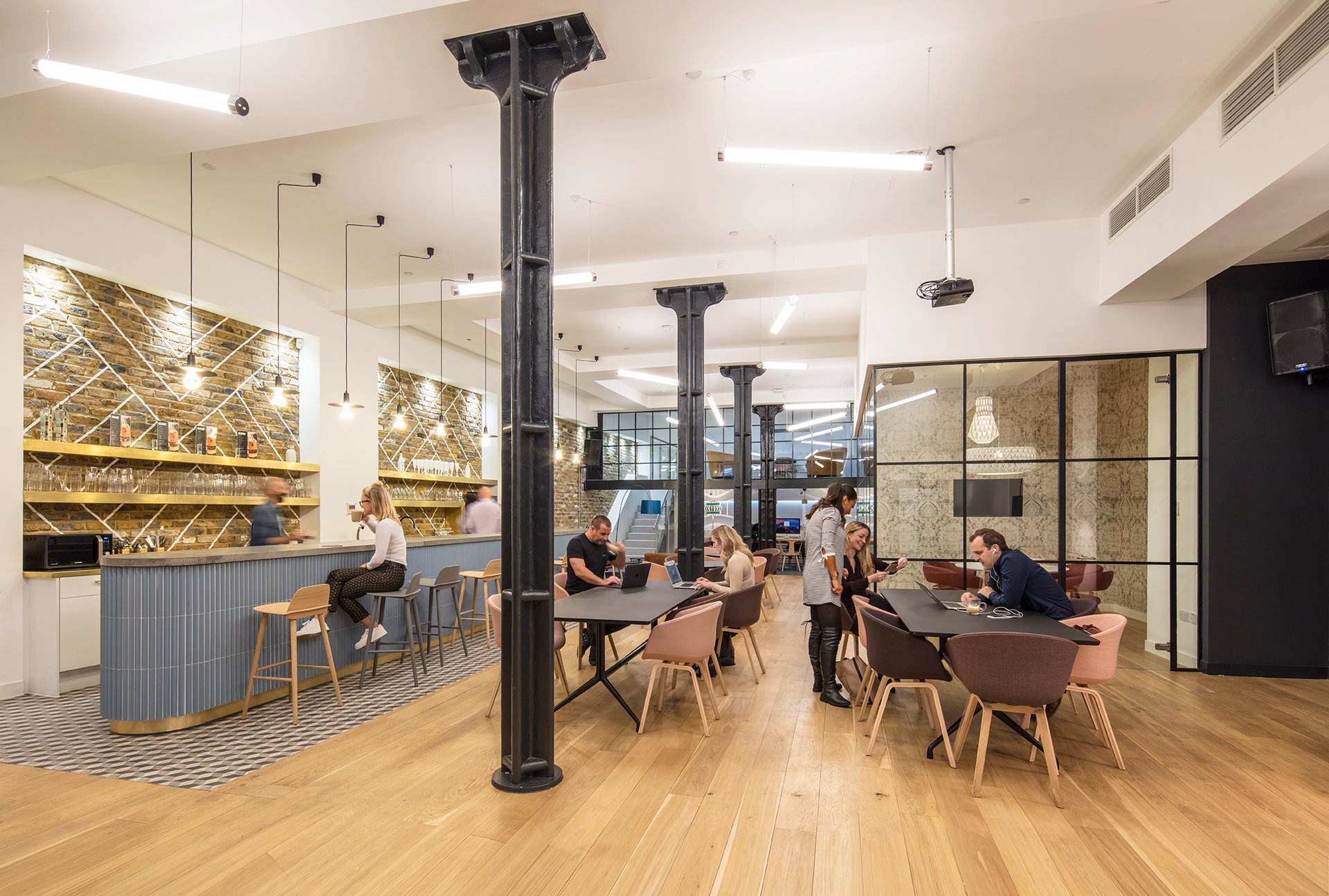 Interior of Boutique Workplace- Clerkenwell Road