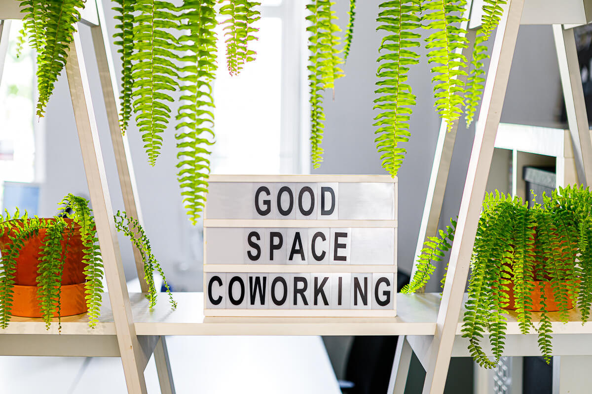 Interior of GOOD SPACE coworking