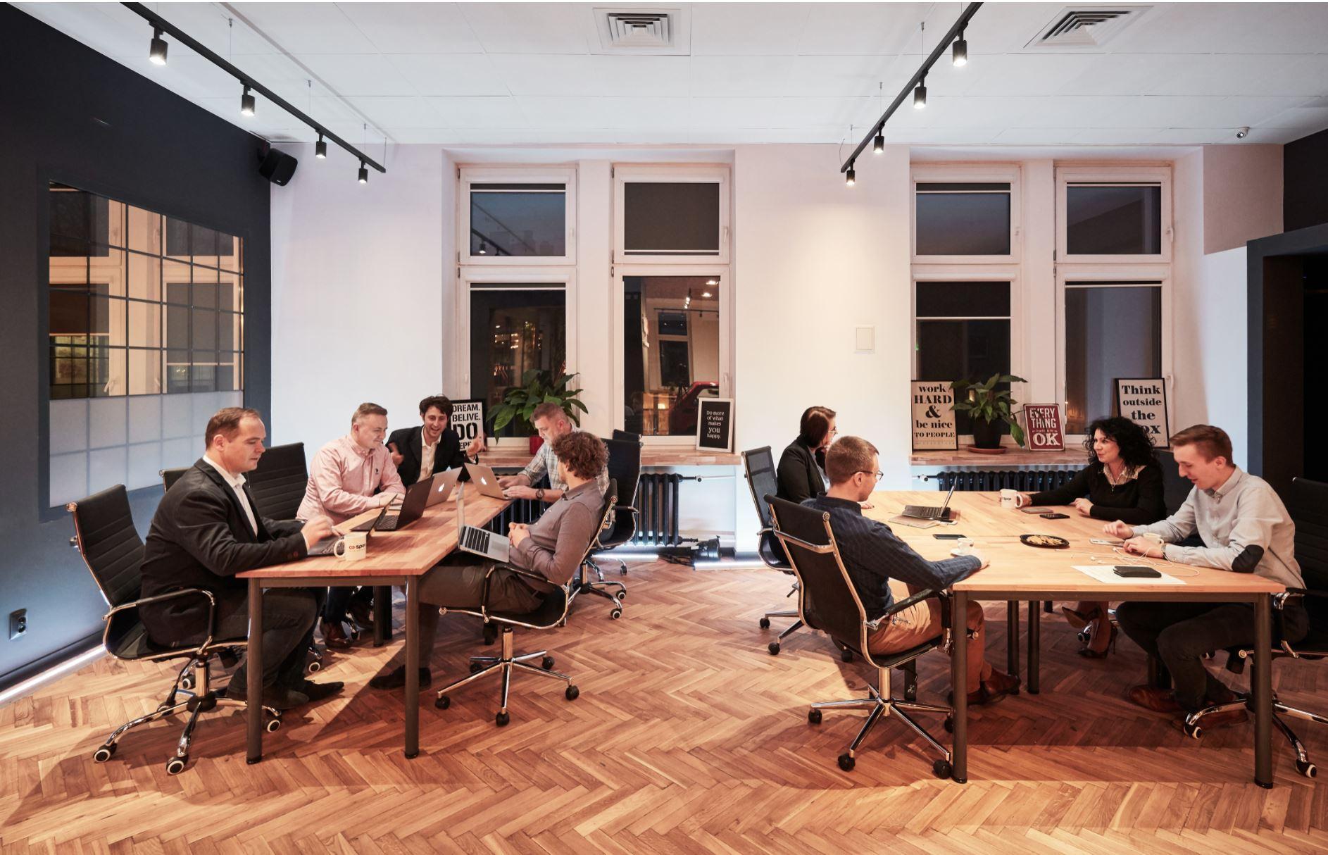 Wnętrza CoSpot office and coworking