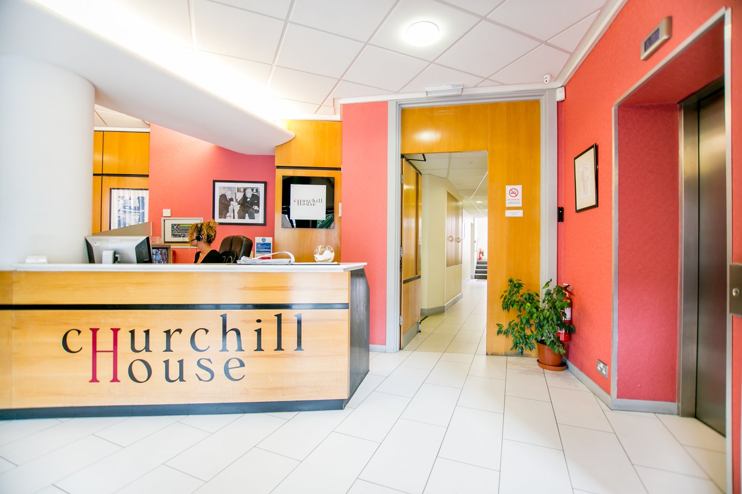 Interior of Churchill House - Hendon