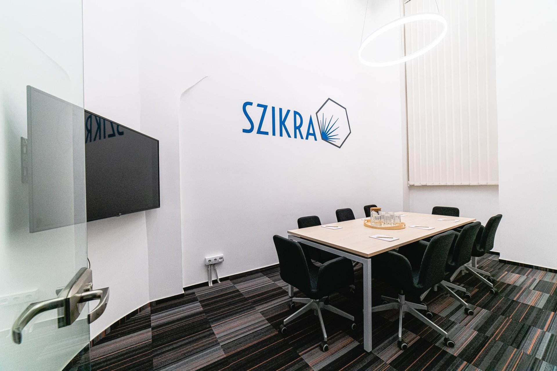 Interior of Szikra Coworking